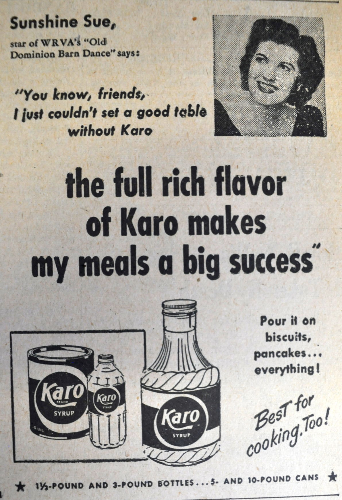 Karo syrup